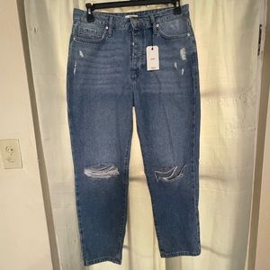 High-Rise Mom Jeans